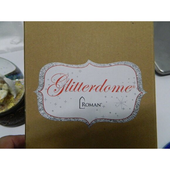 Roman Glitterdome 6" Musical Holiday Snow Globe With Angels & Nativity Scene - Picture 7 of 13